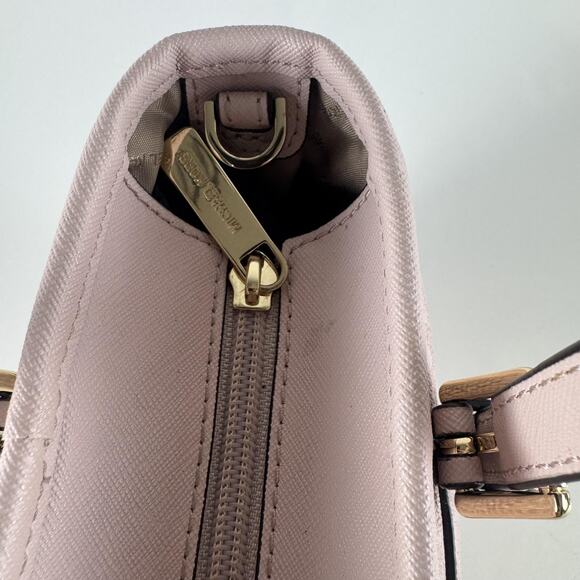 Michael Kors Tote Bag Womens Purse Gold Hardware Removable Strap MK Charm Handba - Picture 12 of 16